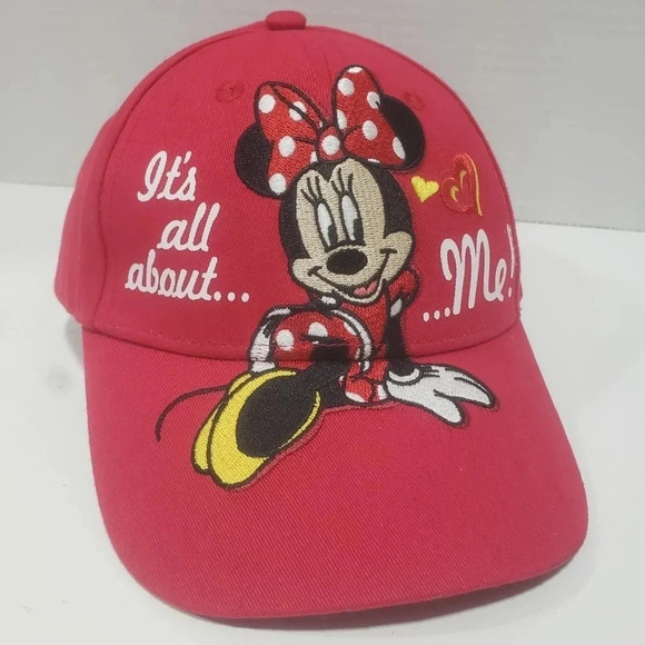 Minnie Mouse Red Baseball Hat,Disney. - Picture 1 of 6